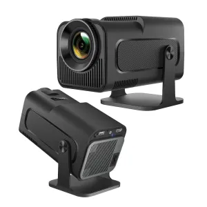 1080P 390 Lumens 4K Android 11 Projector with WiFi 6 and Bluetooth 5.0 | Supports Miracast, Airplay, and DLNA | HY320