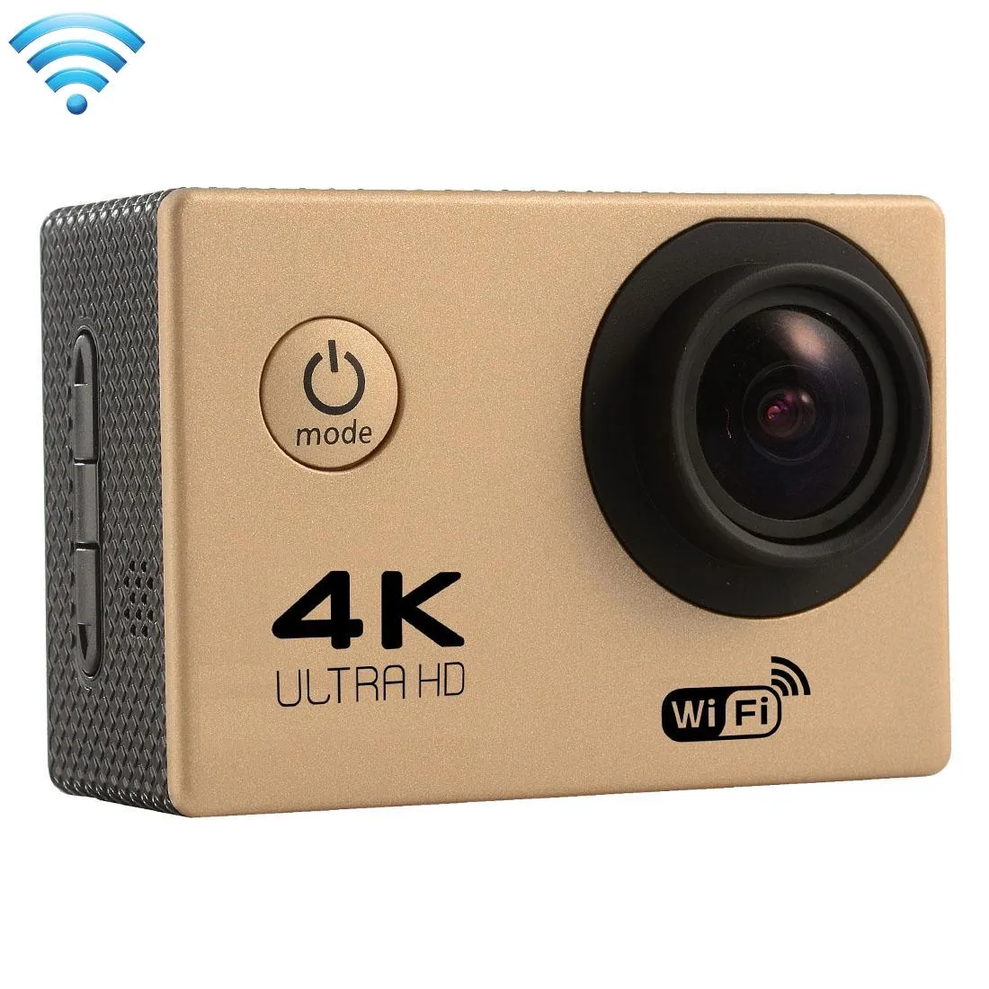 170° Wide Angle WiFi Action Camera | With Waterproof Case | Supports 64GB Micro SD | Magenta