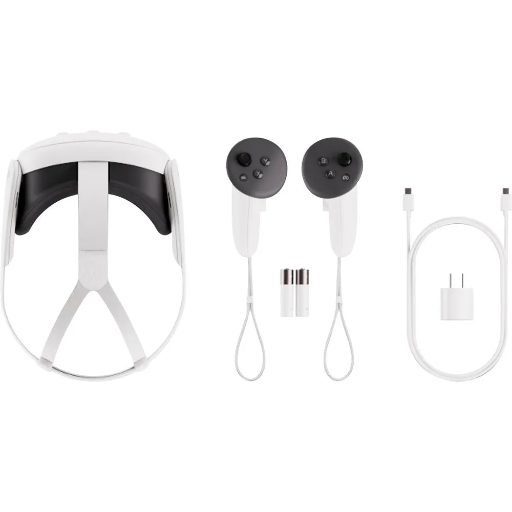 2023 New Meta Quest 3 All-In-One VR Headset 128GB Virtual Reality with Advanced Touch Plus Controllers, 2064 x 2208 up to 120 Hz Refresh Rate LCD, Enhanced Graphics, Slimmer Optics, Mytrix Earphones