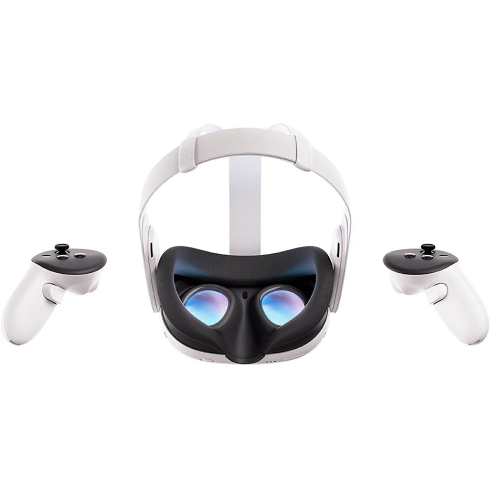 2023 New Meta Quest 3 All-In-One VR Headset 128GB Virtual Reality with Advanced Touch Plus Controllers, 2064 x 2208 up to 120 Hz Refresh Rate LCD, Enhanced Graphics, Slimmer Optics, Mytrix Earphones