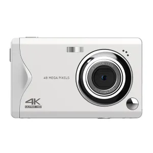 3.0-inch Autofocus 4K HD Digital Camera with HD Screen | White