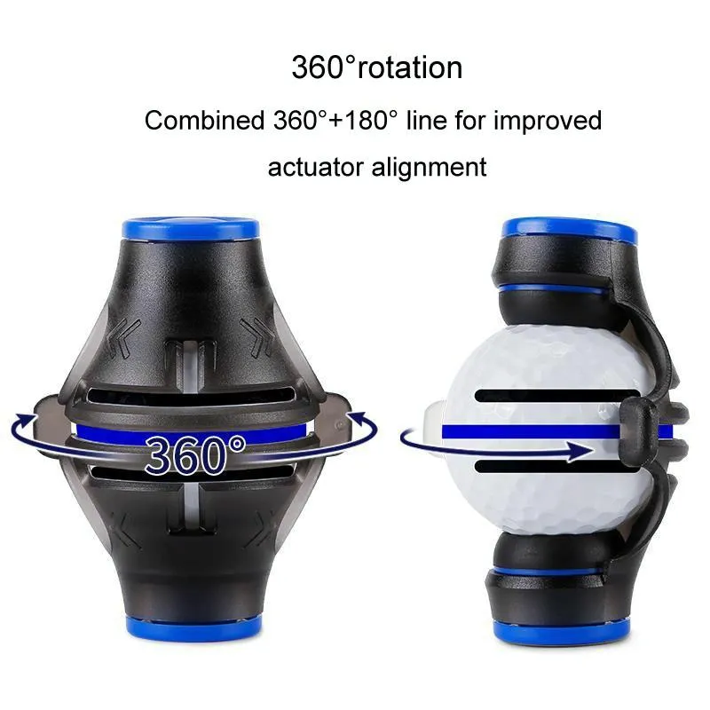 360-Degree Rotatable Golf Ball Scriber | With 2 Pens | Draw Five Lines