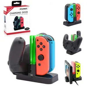 4 in 1 Charging Dock for Nintendo Switch Joy Con and Pro Controllers