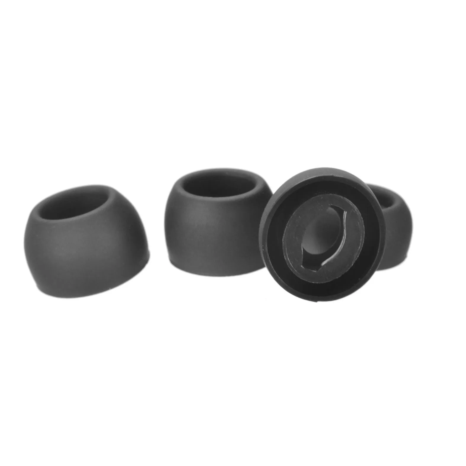 6-Pack Silicone Earplugs For Samsung Galaxy Buds Pro - Black Large