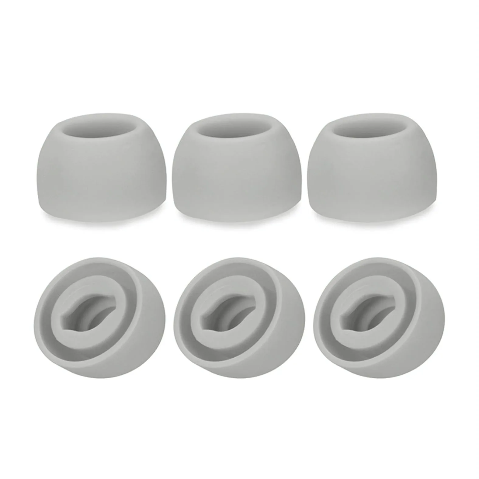 6-Pack Silicone Earplugs For Samsung Galaxy Buds Pro - Black Large