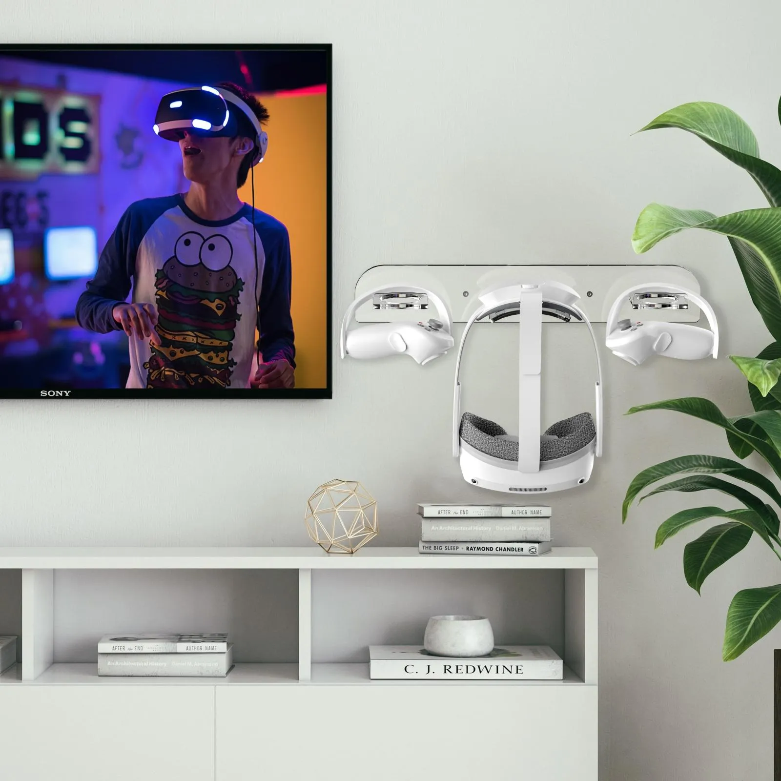 Acrylic Wall Mount for Vr Headsets