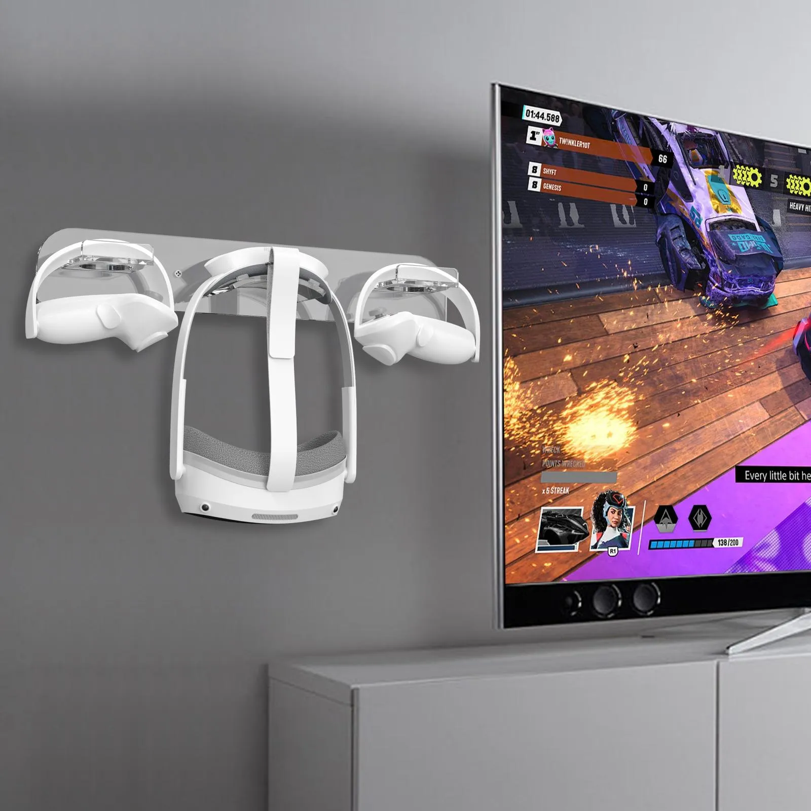 Acrylic Wall Mount for Vr Headsets