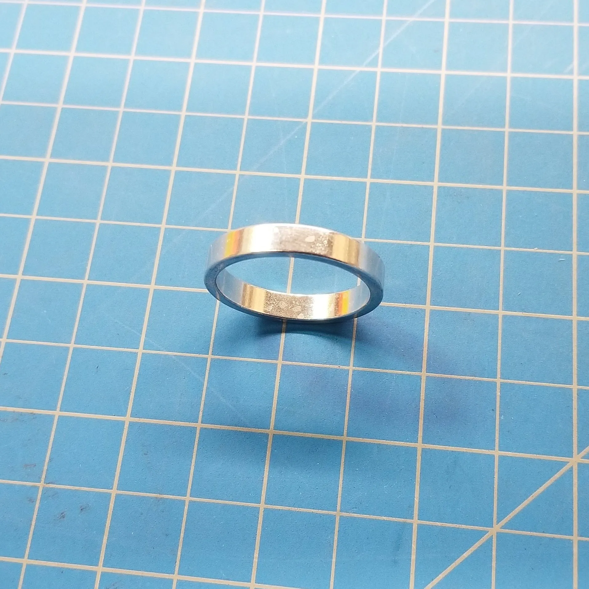 Aluminum Headset Spacer, Silver, 1 inch