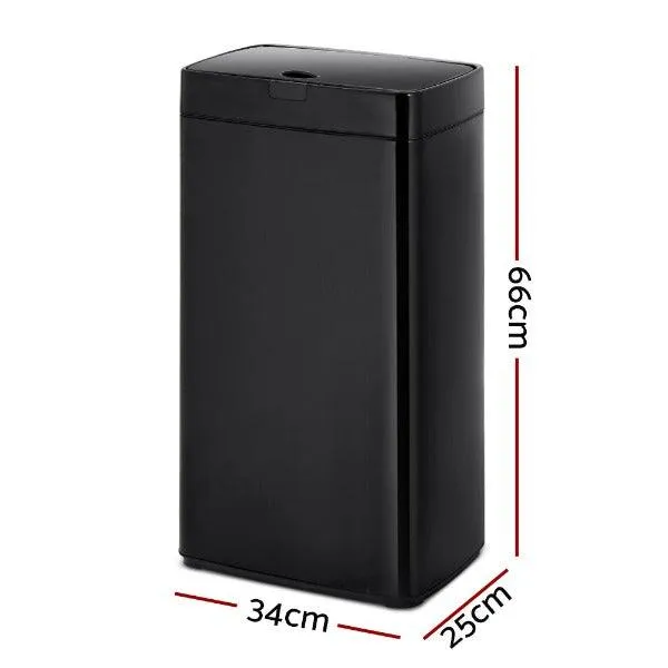 Automatic Motion Sensor Rubbish Bin 45L - Black