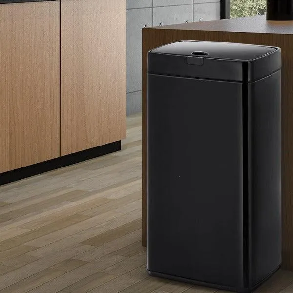 Automatic Motion Sensor Rubbish Bin 45L - Black