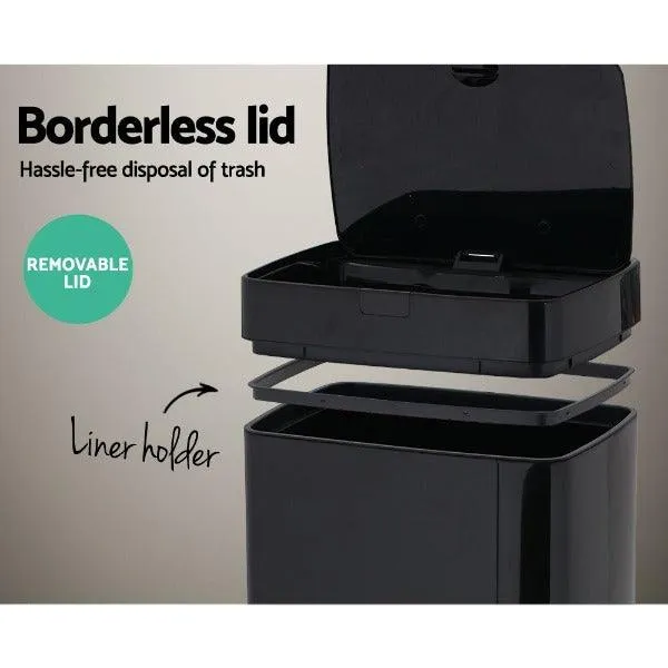 Automatic Motion Sensor Rubbish Bin 45L - Black