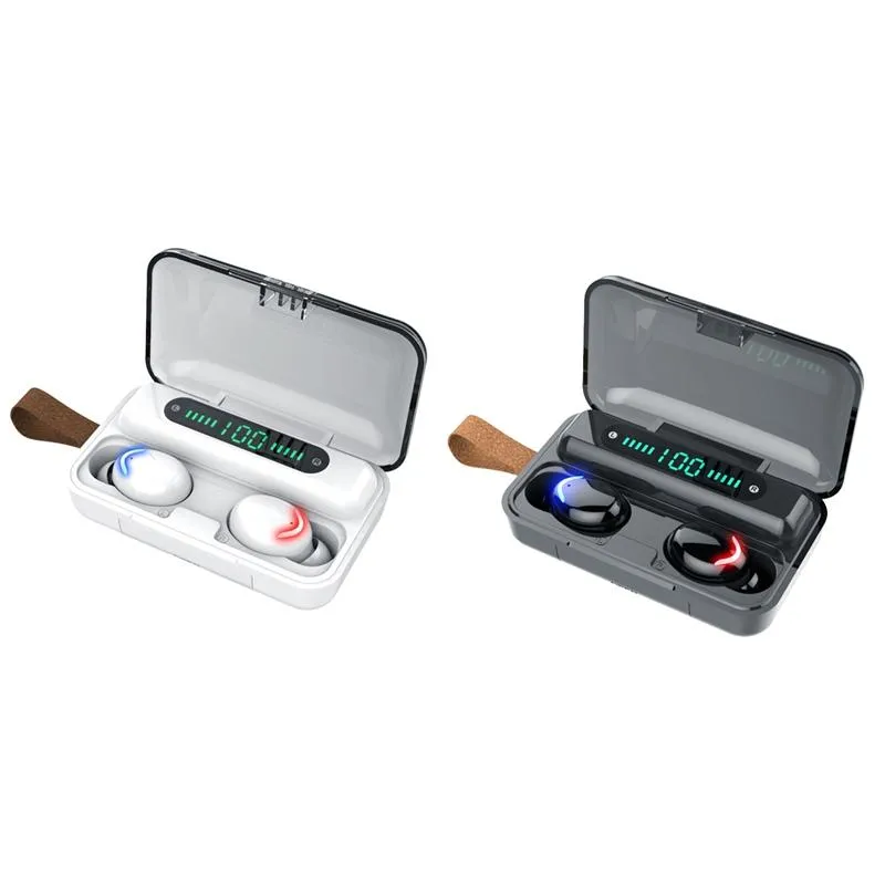 Bluetooth Earphone with Noise Reduction & Breathing Light Hand Strap