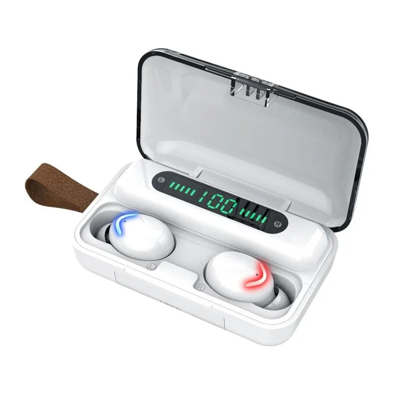 Bluetooth Earphone with Noise Reduction & Breathing Light Hand Strap
