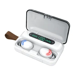 Bluetooth Earphone with Noise Reduction & Breathing Light Hand Strap