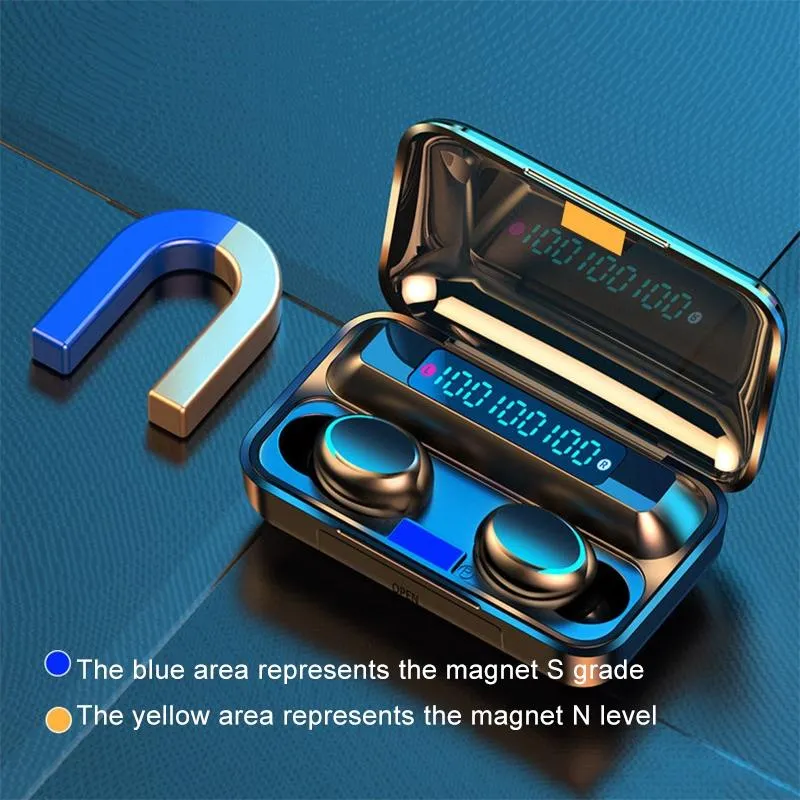 Bluetooth Earphone with Noise Reduction & Breathing Light Hand Strap