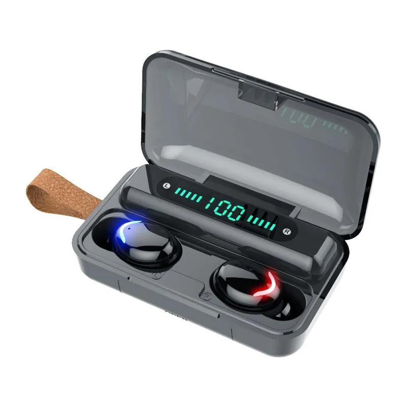 Bluetooth Earphone with Noise Reduction & Breathing Light Hand Strap
