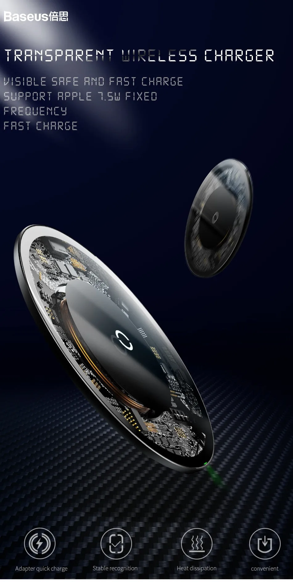 Fast Wireless Phone Charging Pad
