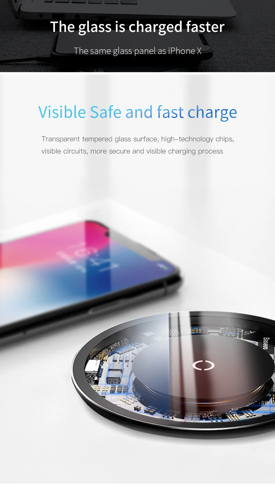 Fast Wireless Phone Charging Pad