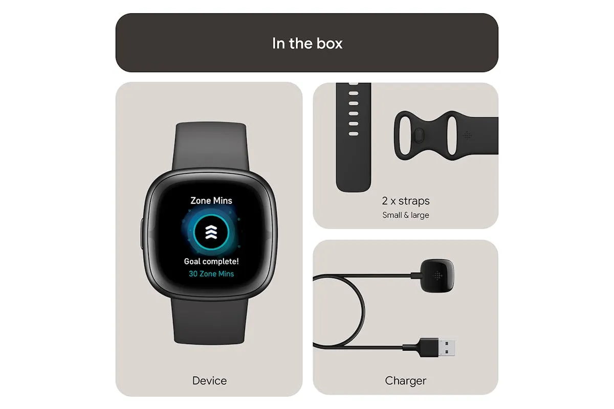 Fitbit Sense 2 Smartwatch | Shadow Grey & Graphite