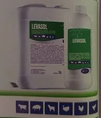 LEVASOL 10% Levamisol vermifugo soluzione orale per bovini, ovini, suini e pollame 5L