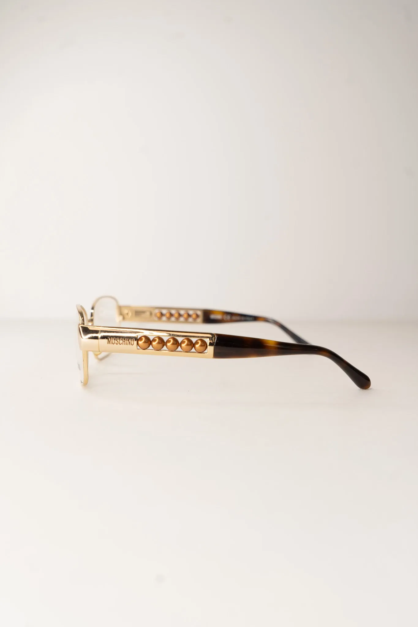 Moschino Gold Glasses