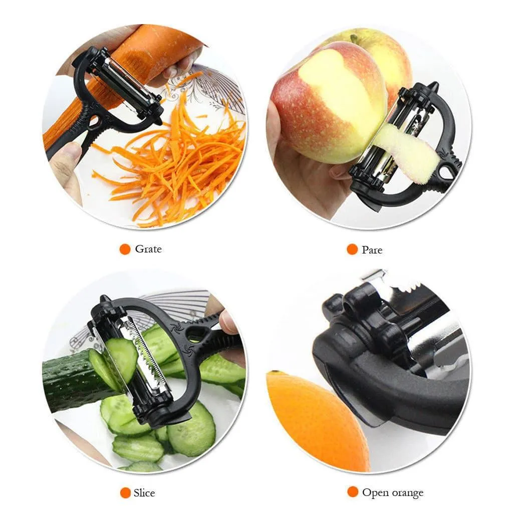 Multifunctional 360 Degree Rotary Vegetable Peeler