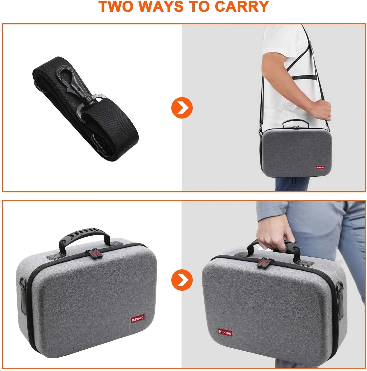 NexiGo Travel Case for Meta/Oculus Quest 2/3/3S