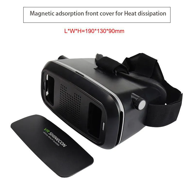 Original VR Pro Goggles Virtual Reality Mobile VR 3D Glasses Headset BOX Cardboard Helmet for 4-6' Smartphone   Control