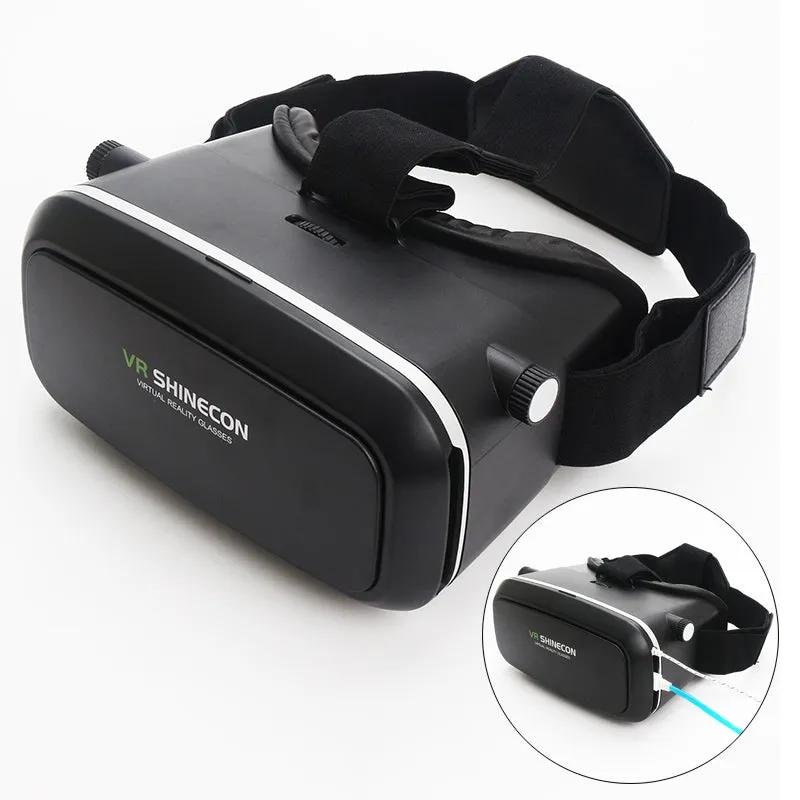 Original VR Pro Goggles Virtual Reality Mobile VR 3D Glasses Headset BOX Cardboard Helmet for 4-6' Smartphone   Control