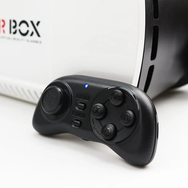 Original VR Pro Goggles Virtual Reality Mobile VR 3D Glasses Headset BOX Cardboard Helmet for 4-6' Smartphone   Control