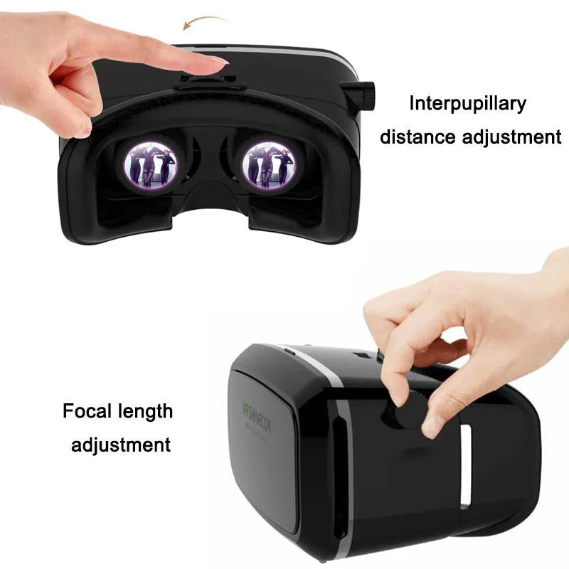 Original VR Pro Goggles Virtual Reality Mobile VR 3D Glasses Headset BOX Cardboard Helmet for 4-6' Smartphone   Control
