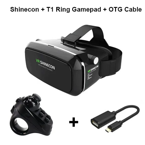 Original VR Pro Goggles Virtual Reality Mobile VR 3D Glasses Headset BOX Cardboard Helmet for 4-6' Smartphone   Control