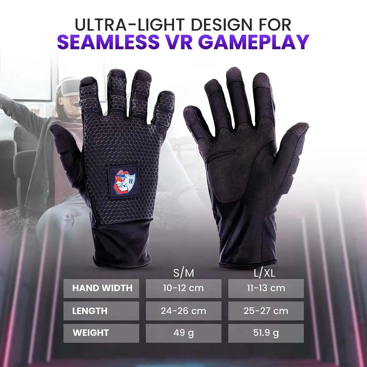 ProtectiVR Gauntlets - VR Controllers Safety Gloves