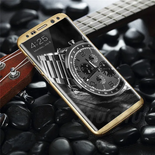 Shuohu 360 Degree Phone Cases for Samsung S7 Edge Case S8 Plus Shockproof Cover Hard Armor for Samsung Galaxy J3 J5 A3 2016 Case