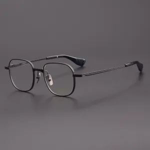 Vintage Glasses Rim Pure Titanium Optical Anti-blue Light