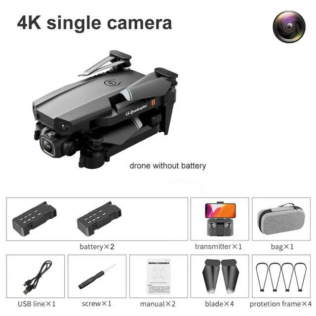 VR Mini Drone 4K HD Profesional Aerial Photography Folding Quadcopter With Dual Cameras