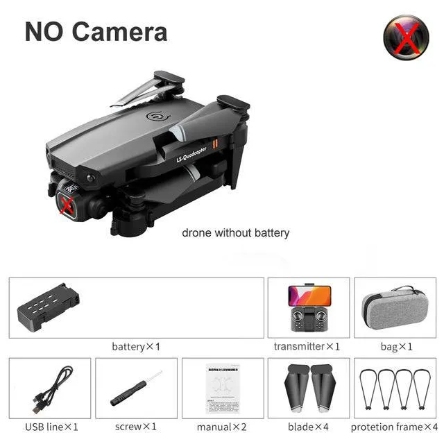VR Mini Drone 4K HD Profesional Aerial Photography Folding Quadcopter With Dual Cameras